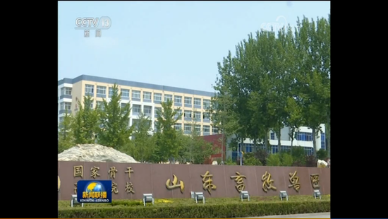 ▲《新闻联播》报道了学校办学经验