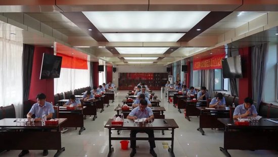 ▲古贝春品评技能培训考核选拔大赛现场
