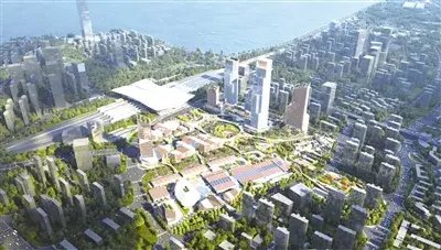 青岛TOD一号工程效果图