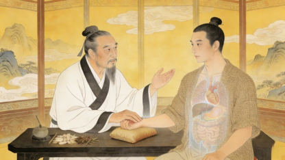 （《史记》记载扁鹊获得透视眼能力后以诊脉的名义为患者看病，实为“尽见五藏症结”）