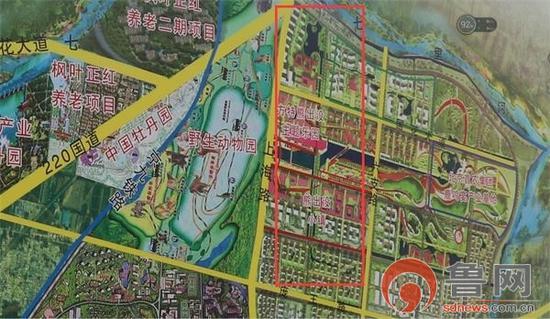 菏泽方特“熊出没‘主题乐园项目规划位置