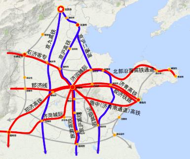 济南“米”字型高铁网络