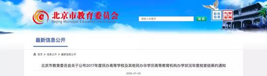 年檢“不通過”的學校: