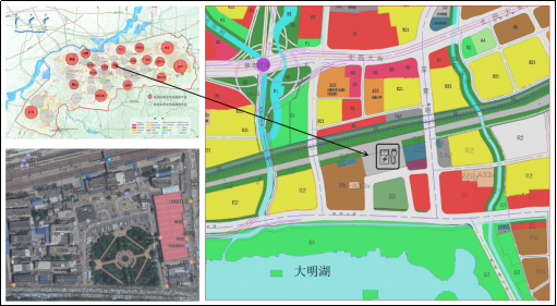 充电设施选址示意图