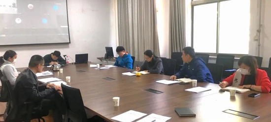▲学院党政联席会议