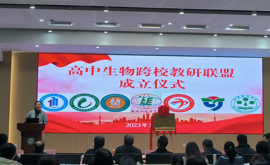 教研员高扬发言