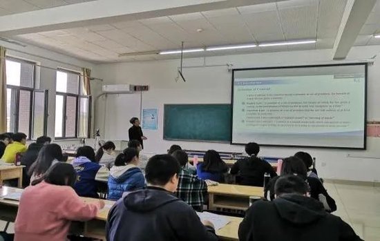 ▲全英文课程观摩交流活动