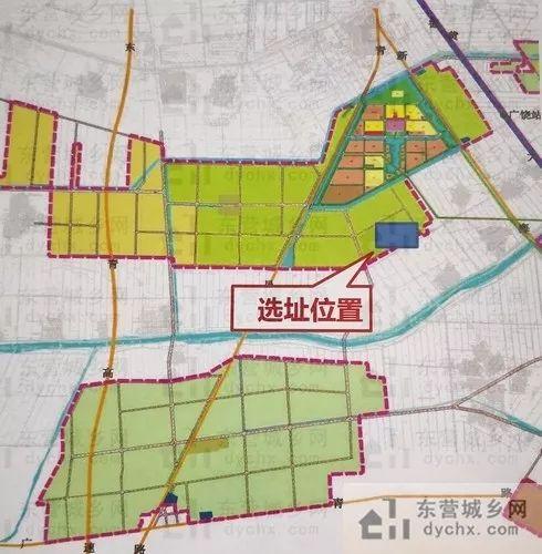 山东农业大学科教基地先行建设区选址示意图