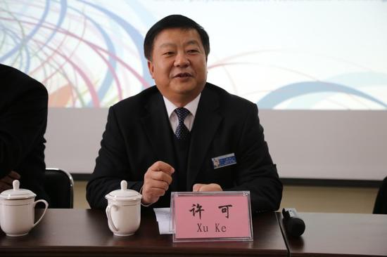 學院黨委書記許可同志發表講話