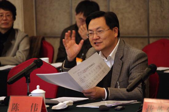 曾经担任枣庄市委书记的陈伟（图片来源于网络）。