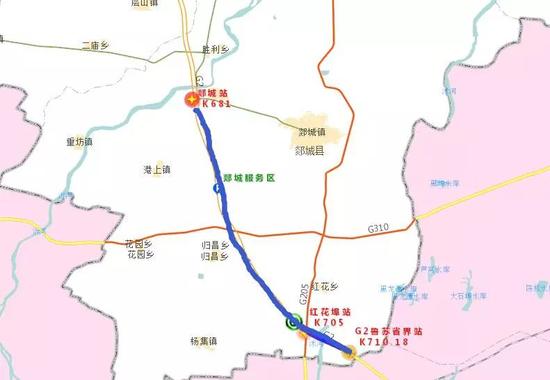 G2京沪高速：郯城到京沪鲁苏收费站路段