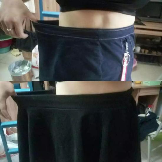 瘦身成功后,这个青岛嫚儿的衣服尺码