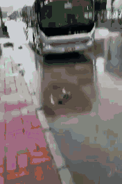 濟南大雨來得急,