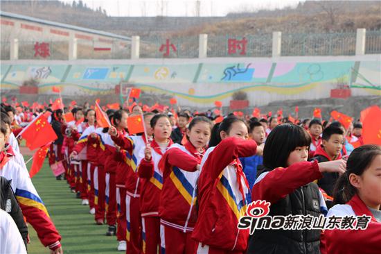 长清区乐天小学举行2019年"时节之美"春季开学典礼