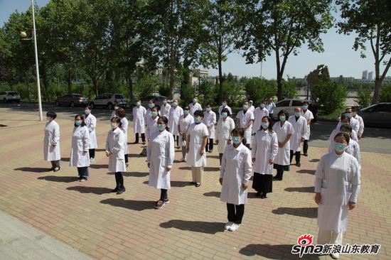 德州学院医护专业教师参加启动仪式