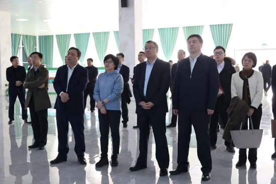 参观齐河县现代农业综合服务中心