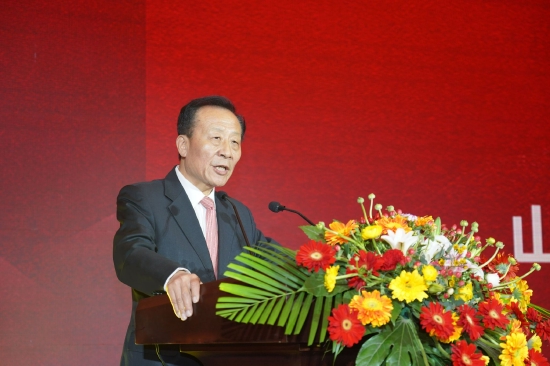 山东省委原副秘书长、山东省精品旅游促进会会长杜文彬致辞