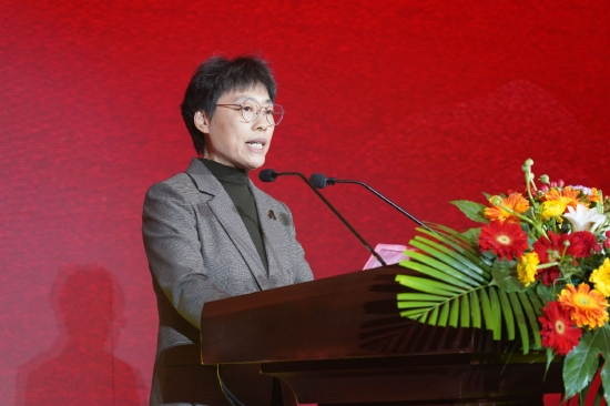 古贝春集团有限公司党委书记、董事长徐秀菊致辞