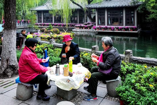 马海玉:趵突闲情