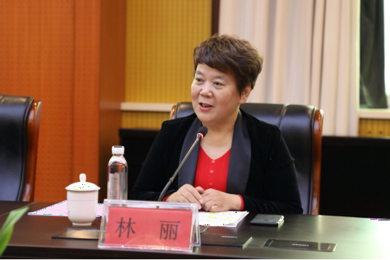  林丽院长代表中国商业联合会易货贸易分会致辞