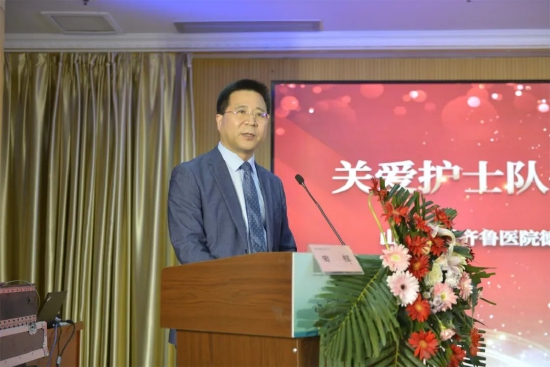 △医院党委副书记、院长田辉讲话