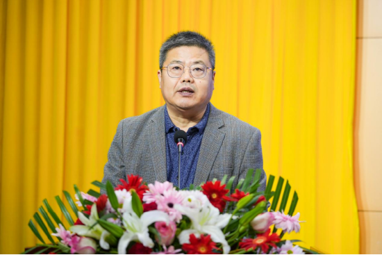 山东电子职业技术学院副院长梁会亭致辞