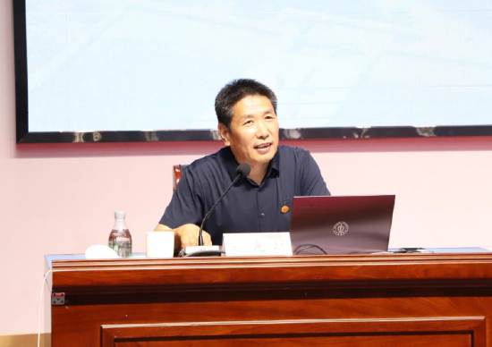 山东理工大学生命与医药学院党委书记王光坊作专题讲座