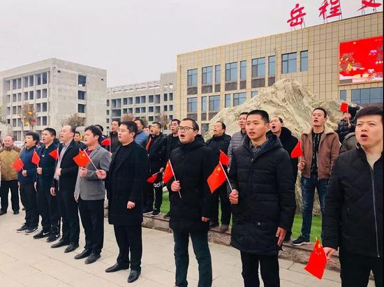 菏澤市創(chuàng)城志愿者岳程街道辦事處工作人員