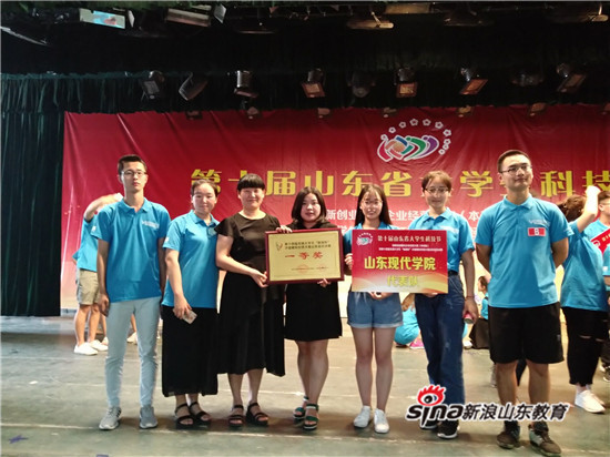院学生获得山东省大学生科技节创新创业模拟企