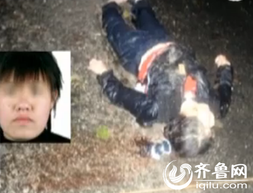 女子被撞身亡(视频截图)