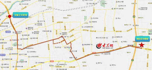 高峰通勤公交路线图