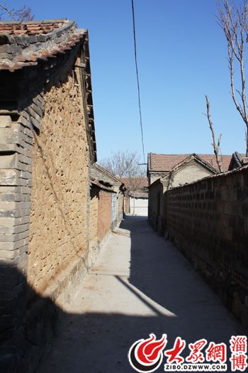 张家村的背街小巷实现了路面硬化，直通每家每户的门口