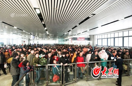 2月1日是農歷小年，濟南鐵路局將迎來節前客流高峰
