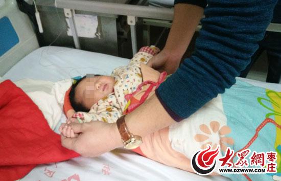 　市中区人民医院迎来一名新生儿，出生时体重为12.2斤