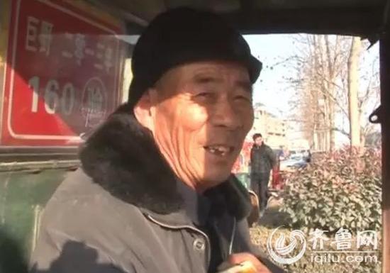 好心的三輪車師傅王正良(視頻截圖)