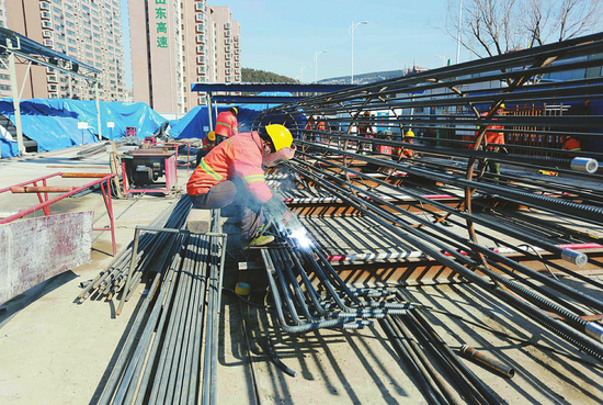 二環東路南延工程施工現場