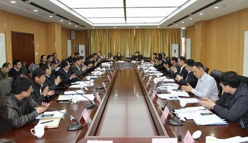 山東省智庫高端人才工作聯席會議第一次會議現場
