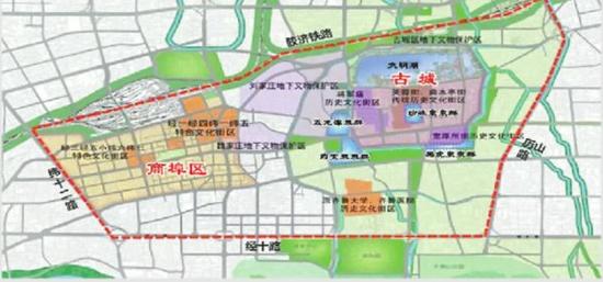 “泉水文化核心區”規劃示意圖