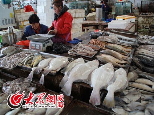 水產市場上海鮮品類齊全