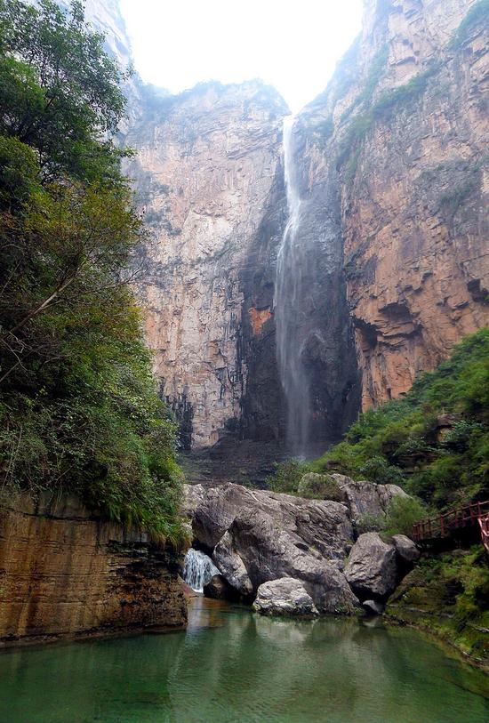 資料圖:云臺(tái)山小寨溝景區(qū)