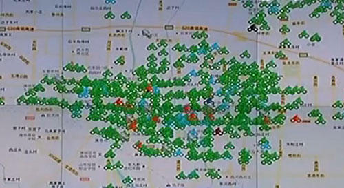 截至目前，山東已有濰坊、萊蕪等34個(gè)市縣區(qū)建有公共自行車系統(tǒng)，自行車總數(shù)9.65萬輛。（視頻截圖）