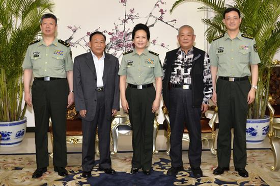 彭丽媛院长会见山东艺术学院李宗伟书记、张志民院长