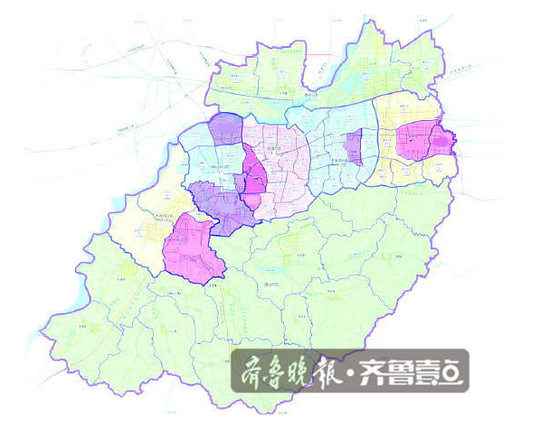 11個片區控規修編方案公開并征求社會各界意見。(濟南市規劃局供圖)