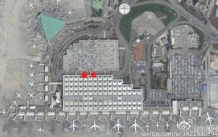 爆炸地點示意圖
