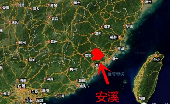 安溪縣所在位置