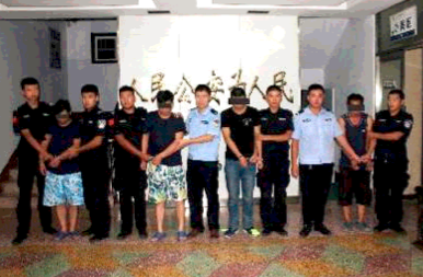 棗莊警方抓獲多名詐騙嫌疑人。(警方供圖)