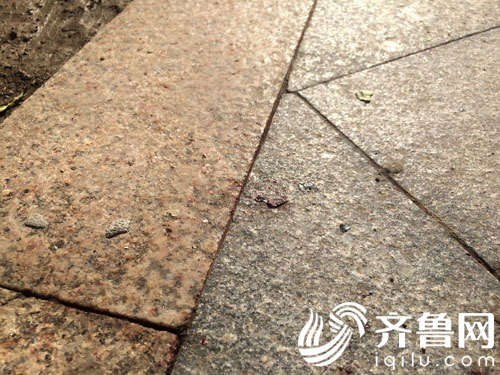 事故現場血跡