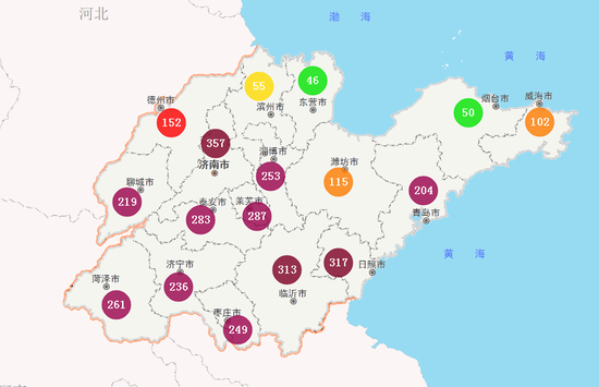 山東空氣質量