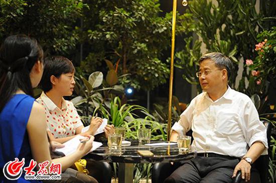 大众网记者专访郭树清(资料图)