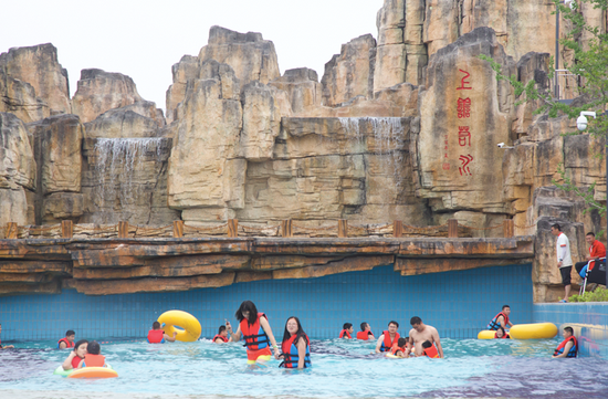 藏马山丹溪温泉建"亲子水世界"成青岛首家儿童水上乐园